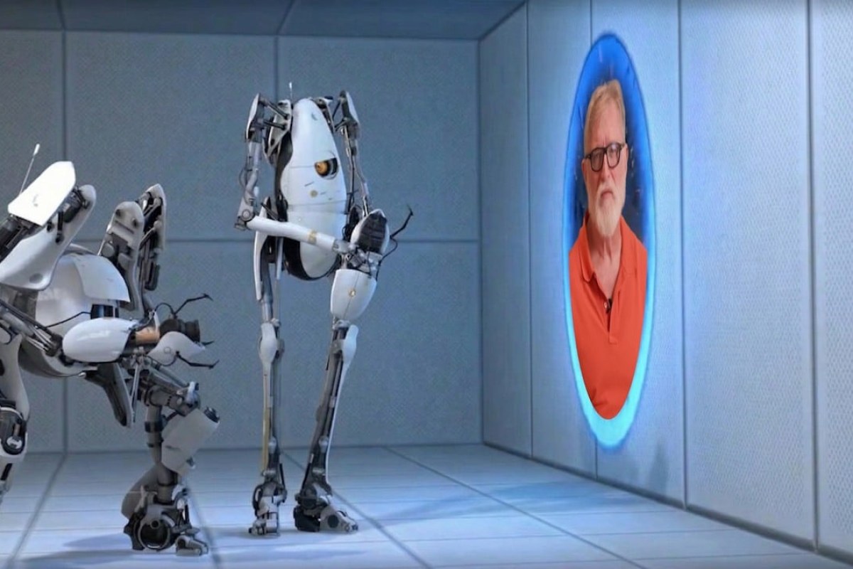 Gabe Newell portrait