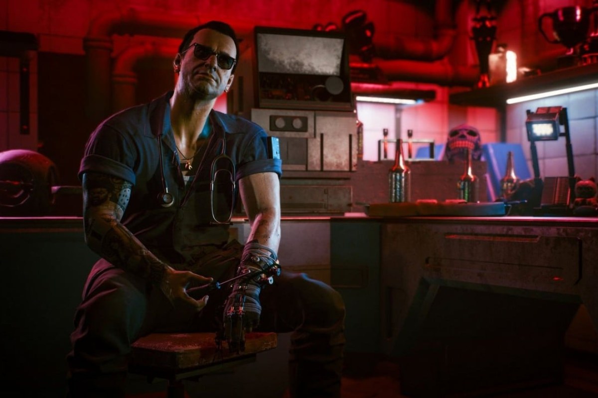 cyberpunk character melancholy