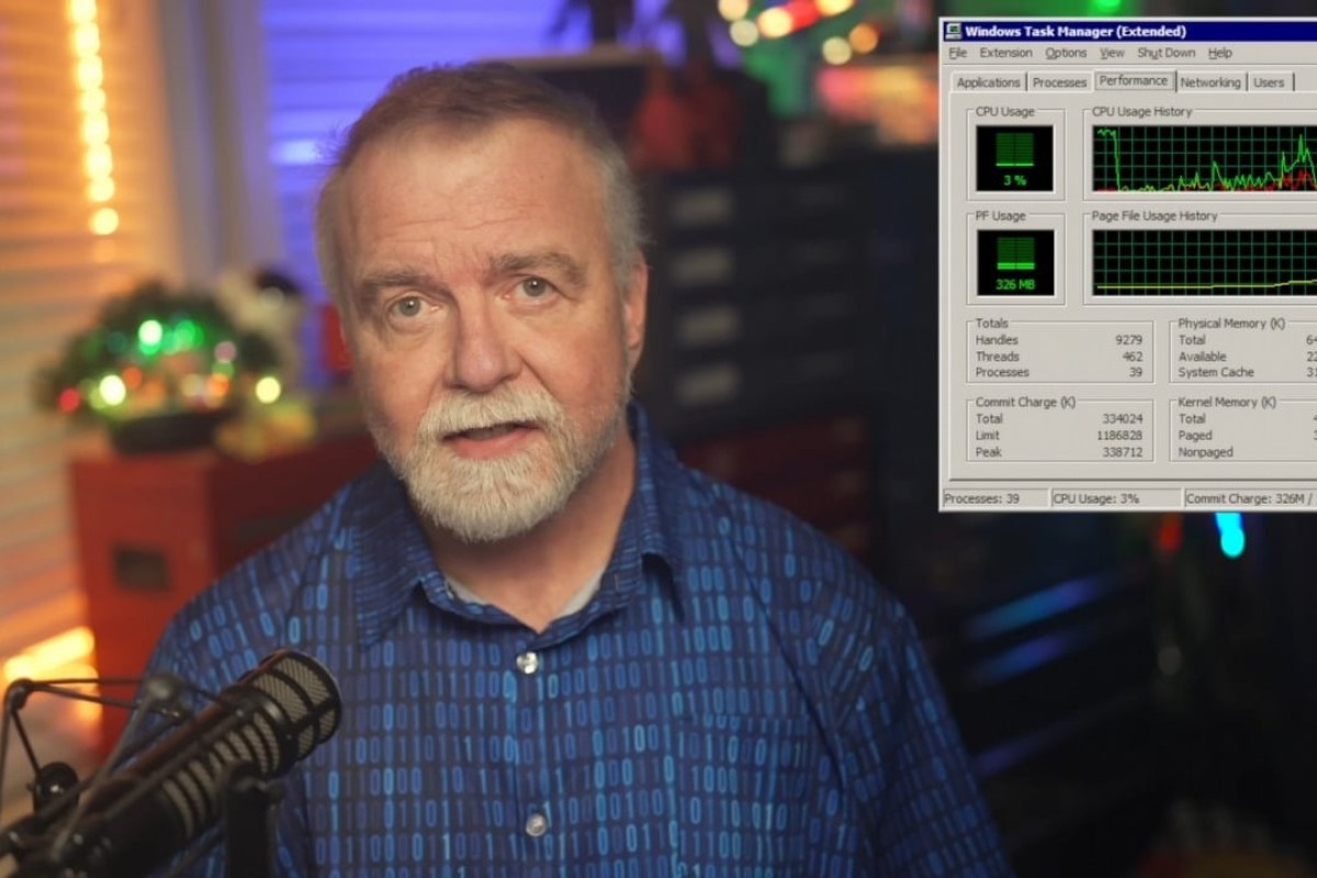 Windows Task Manager vintage