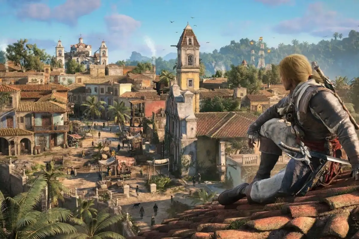 Assassin's Creed Black Flag storm scene