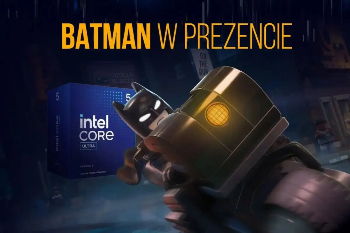Mroczny Rycerz w klockowym wydaniu: Odbierz LEGO Batman za darmo z produktami Intela